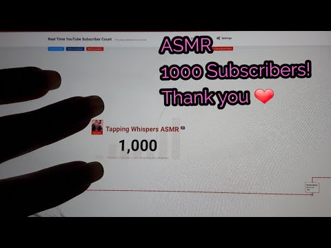 ASMR 1000 Subscribers!!