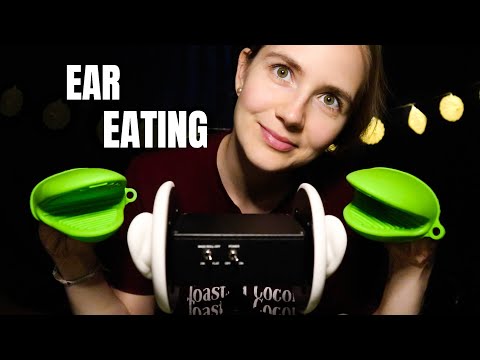 ASMR EAR ATTENTION (Eating, Noms, Cupping)