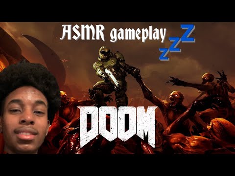 ASMR Doom Gameplay 2/ close whispers/ controller sounds