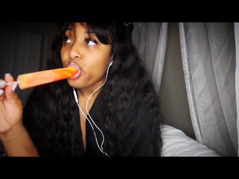 [ASMR] Popsicle Eating 🍡😋 + Running my Mouth ☺️