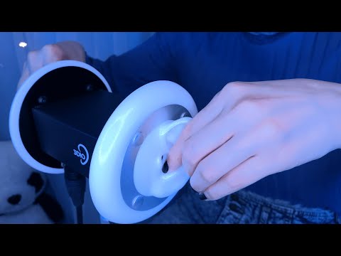 ASMR Lotion Ear Massage for Deep Sleep & Relaxation 😪 [3Dio] whispering / 耳マッサージ