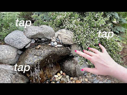 ASMR Waterfall Sounds And Tapping...