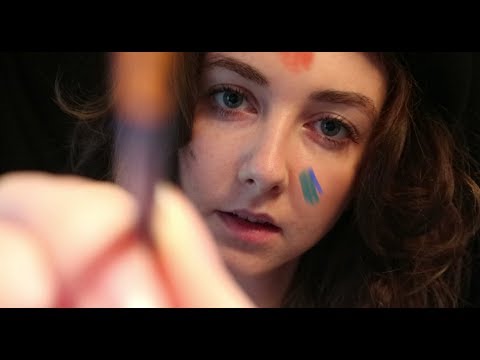 Human Canvas (ASMR) (Brush Sounds, Whispering, Personal Attention)