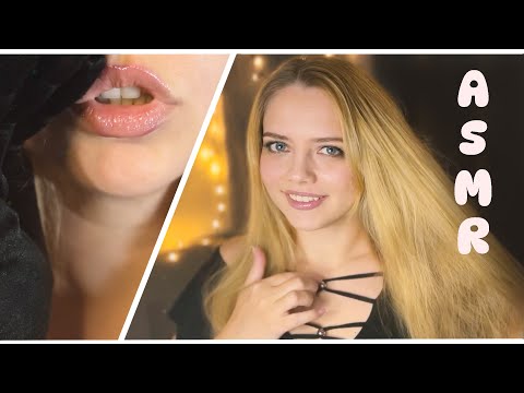 ASMR Close-up. Hypnotic Kisses With Deep Breath For Your Relaxation. Layered Sound.