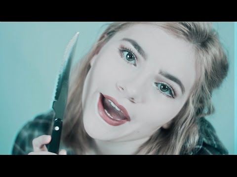 Stabbing You ASMR (role-play, stabbing sounds, whisper)