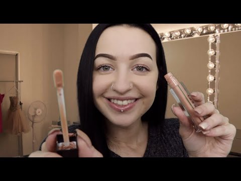ASMR Getting You Runway Ready (Fast Makeup Application)