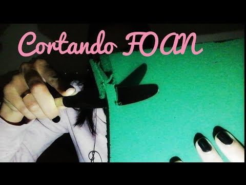 *ASMR*😋 CORTANDO FOAM!SONIDOS QUE TE HARAN DORMIR EN MINUTOS!!