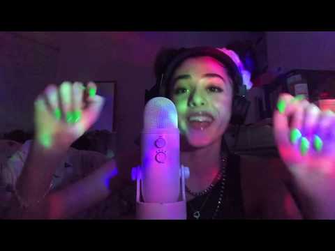 ASMR| hand movements repeating ‘GO TO SLEEP’ 💤 with tingly mouth sounds ✨💓
