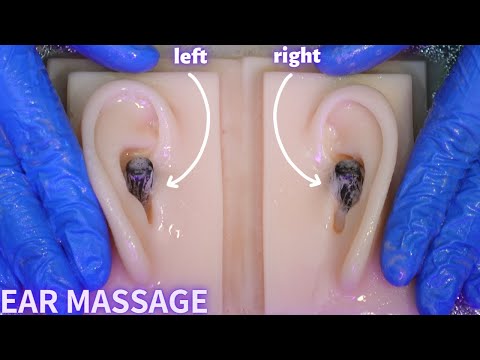 Asmr Ear Massage with Lotion | Ear Scratching - Deep Ear Cleaning Asmr No Talking for Sleep