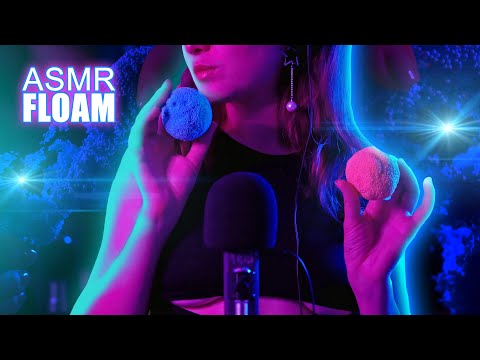 ASMR Airy - STICKY AND CRUNCHY FLOAM * NO TALKING * RELAXATION, SLEEP * 100% TINGLES!