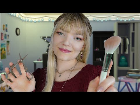 ASMR ⭐ You're a reality TV star! 💄 (doing your make up & gossiping)