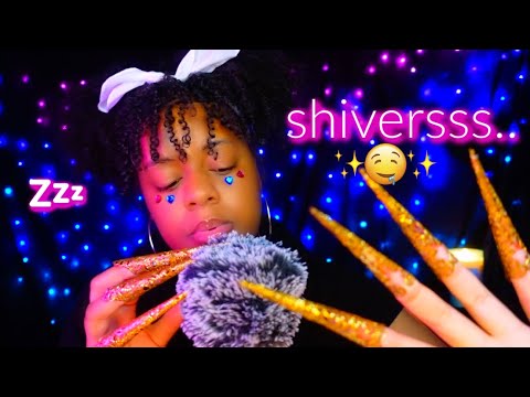 ASMR ✨20+ minutes of giving you the shiverssss 🤤🕷️🐍 (spine tingling/brain tingles✨)
