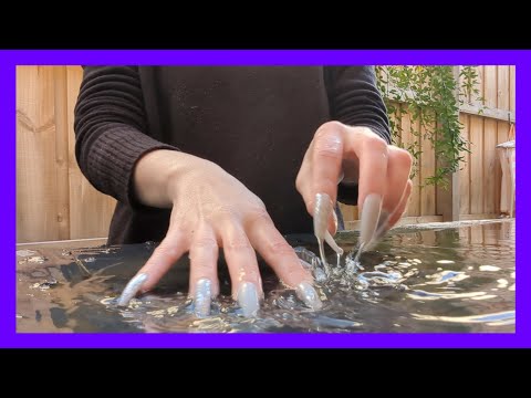Lofi ASMR Outside 🌿 Build up tapping/scratching & water splashies on a gorgeous day ☀️ (faster pace)