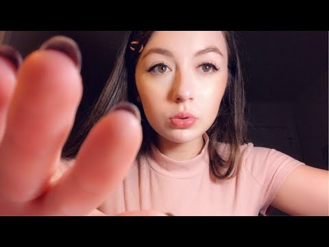 ASMR slightly inaudible ramble (tapping, mouth sounds, soft whispers, chitchat)