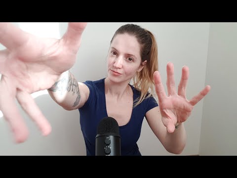 ASMR pure hand sounds and personal attention to calm you down   whispering for sleep