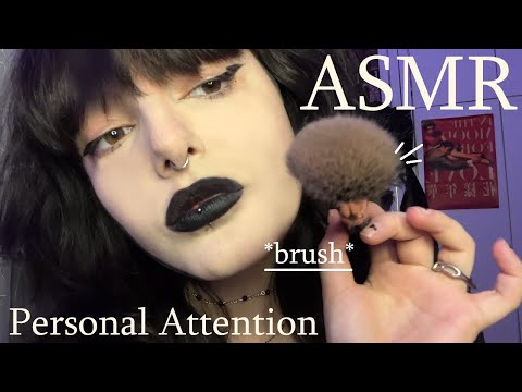 Sleepy Personal Attention ASMR | Face Touching, Brushing, Tracing, Pressing & Holding, Whispers