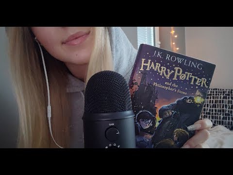 ASMR Reading Harry Potter! Bedtime Story♡ Tapping + Calm Whispering