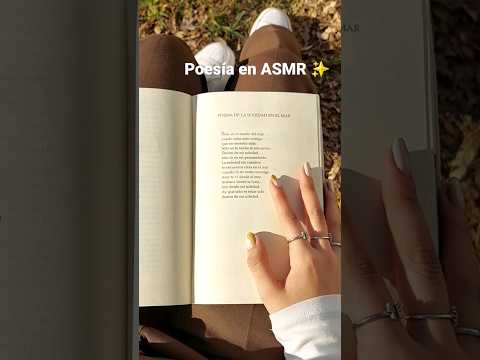 EL ASMR LEYENDO ME TIENE ENAMORADA🫶🏻  #asmrlectura #asmr #asmrshorts