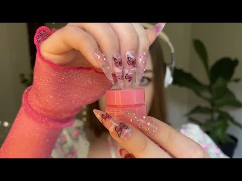 ASMR Tapping on More Pink Items! (no talking)