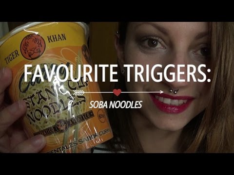 ASMR Favourite triggers: Comiendo soba noodles / Eating sounds soba noodles #4
