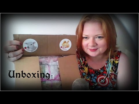 ASMR unboxing gifts from a friend (soft spoken/whispering)