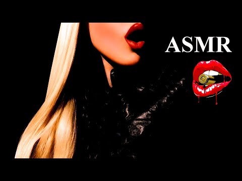 ASMR LEATHER GLOVES - TOUCHING YOU - PLUCKING AWAY YOUR NEGATIVE ENERGY - Mouth sounds - No talking