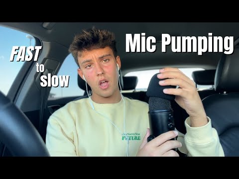 ASMR | Fast Aggressive to Slow & Soothing Mic Pumping w/ Mouth Sounds