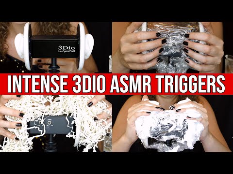 Ultra Intense ASMR 3Dio Ear Massage & Ear to Ear Whispering | Multiple Triggers, Lotion Sounds