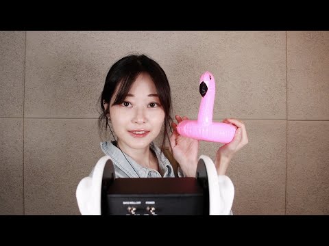 [ASMR] 3dio태핑 / Tapping Sounds with 3DIO (No Talking)