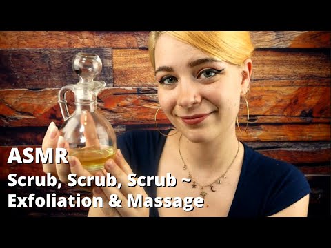 ASMR Oil Massage & Sugar Scrub | Hand & Arm Massage | Soft Spoken Personal Attention RP