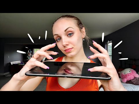 ASMR || Glass Screen Tapping! (Phone & Camera Tapping)
