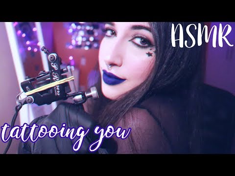 ASMR ♡ tattooing you roleplay (brazilian portuguese)