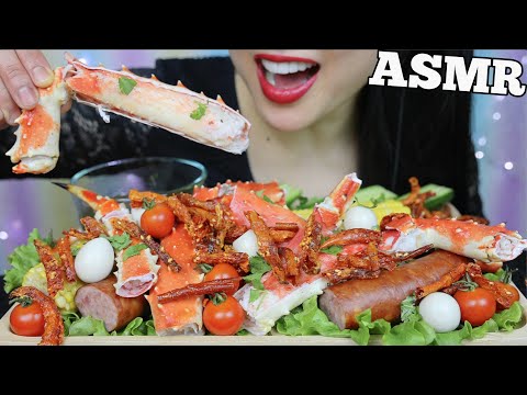 ASMR SEAFOOD BOIL FRIED CHILI + SEAFOOD SAUCE (SATISFYING EATING SOUNDS) NO TALKING | SAS-ASMR