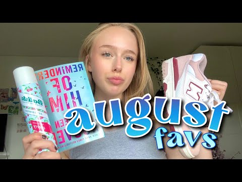 ASMR august favorites 🐠 | show and tell, tapping and rambling