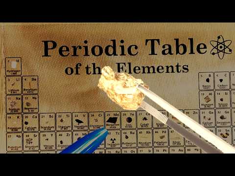 Periodic Table of the Elements (Science/Chemistry ASMR, Part 1 from Hydrogen to Magnesium)