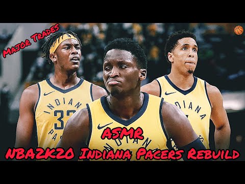 ASMR | NBA2K20 Indiana Pacers Rebuild 🏀 (Whispering w/Controller Sounds)