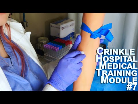 Crinkle Hospital Module #7: Phlebotomy | Medical ASMR