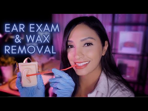 ASMR 👂🏻 Detailed Ear Exam and Cleaning | WAX EXTRACTION + RANDOM TRIGGERS |