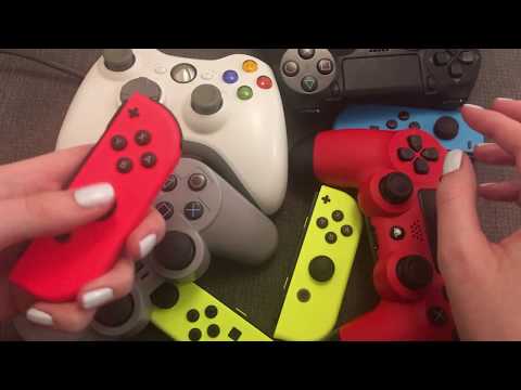ASMR Controller Sounds (with whispering)