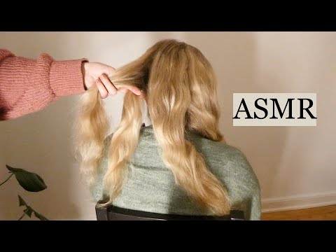 ASMR Taking Real Good Care of My Friend 💕 (braiding/styling, hair play, hair brushing, no talking)