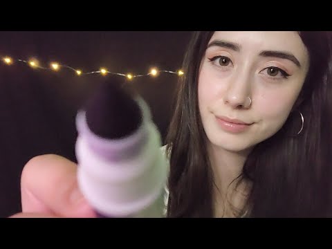 ASMR | Counting and Drawing Numbers on Your Face (Whispered, Layered Sounds)
