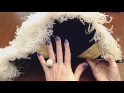 ASMR Whisper Show & Tell ~ Ostrich Feather/Velvet Hat ~ Southern Accent