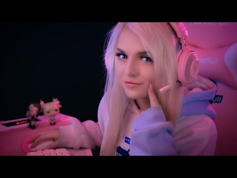 ASMR | Girlfriend Learns Your Favorite Video Game | Roleplay, Typing, Soft Spoken
