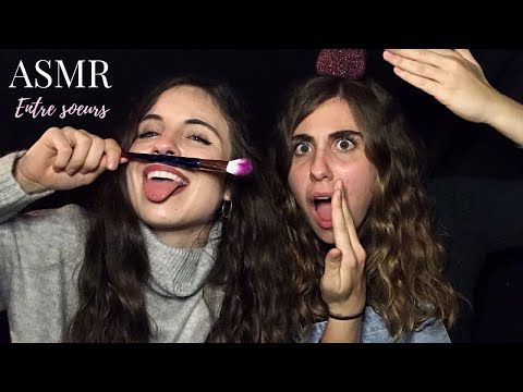 ASMR FRANCAIS 🌙 - Deux sœurs pour deux oreilles et un maximum de frissons 👭⭐️