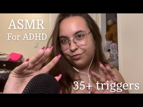 ASMR For ADHD 35+ Triggers In 3 Minutes Fast & Aggressive