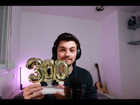 ASMR 300 Subs Special: Relaxing Triggers to Celebrate! ❤️