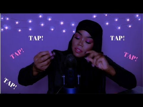 ASMR | Fast And Aggressive Nail Tapping 💅🏽 (Ear to Ear Whispering)