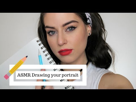 ASMR Drawing your portrait + comforting your anxieties- Grapes Leaf