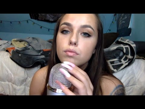 ASMR- LOUD Mic Scratching W/ LONG Nails