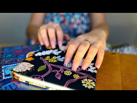 ASMR • (No Talking) My Notebook Collection 📚 Tapping - Scratching - Scratchy Tapping